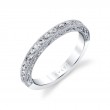 Modern Vintage Engraved Wedding Ring - Alexa