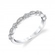 Stackable Diamond Wedding Ring - Florence