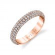 Thick Pave Diamond Wedding Ring - Ursula