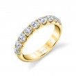 Thick Classic Diamond Wedding Ring - Dariana