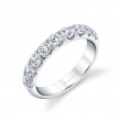 Thick Classic Diamond Wedding Ring - Dariana