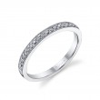 Classic Wedding Band with Milgrain Accents