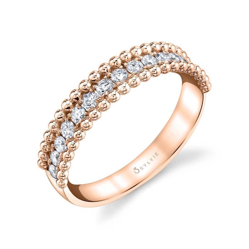 Beaded Stackable Band - MD - Brettany