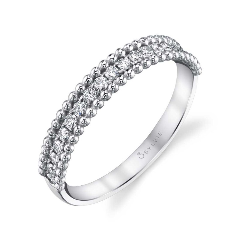 Beaded Stackable Band - SM - Brettany