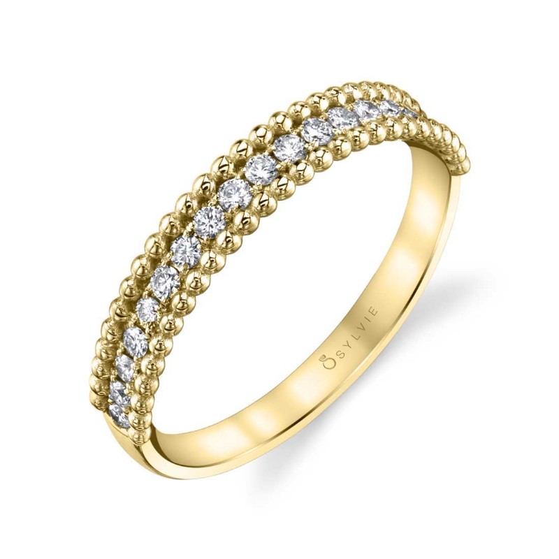 Beaded Stackable Band - SM - Brettany