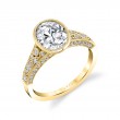 Oval Cut Modern Vintage Bezel Engagement Ring - Barbara