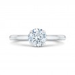 Diamond Solitaire Engagement Ring in 14K White Gold (Semi-Mount)