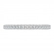 Diamond Euro Shank Half Eternity Wedding Band in 14K White Gold