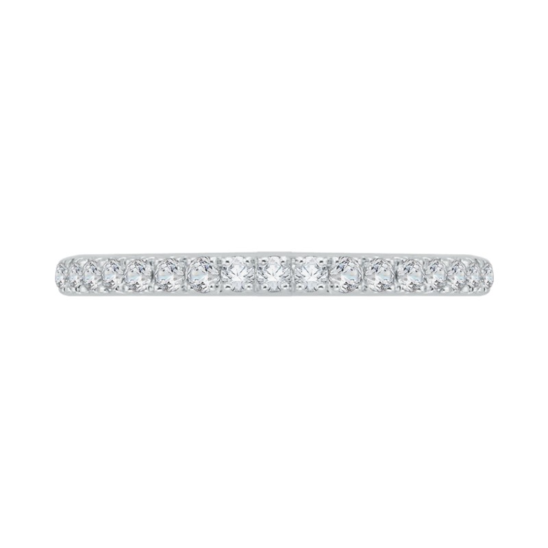 Diamond Wedding Band in 14K White Gold