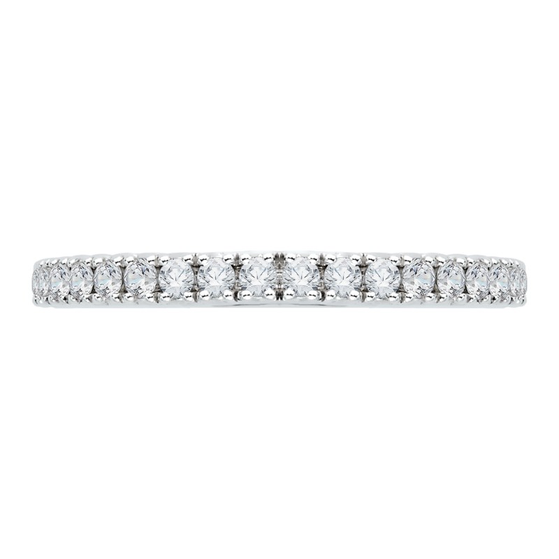 Diamond Wedding Band in 14K White Gold