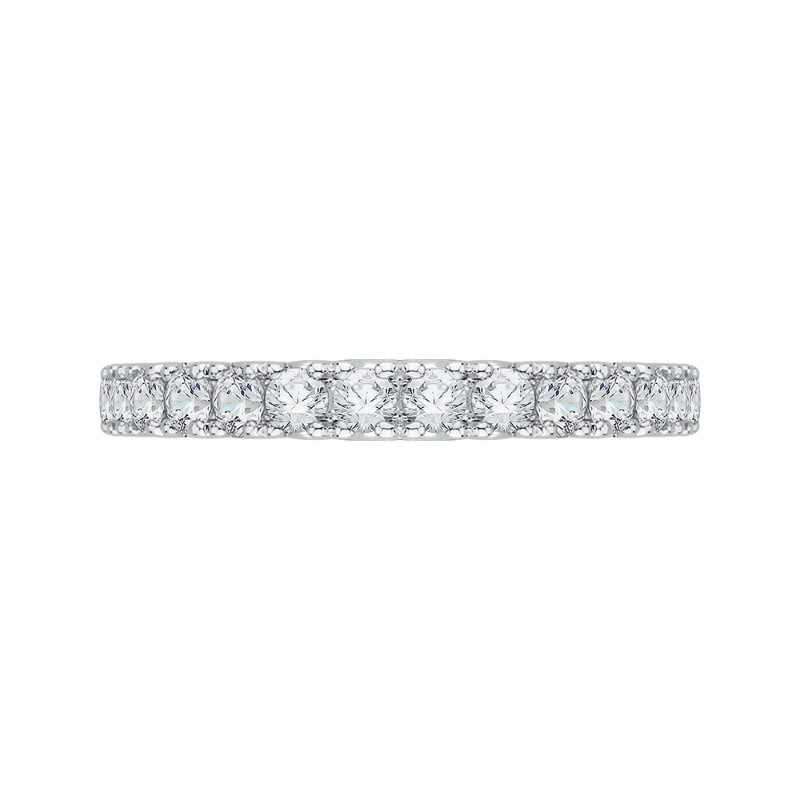 Diamond Wedding Band in 14K White Gold