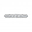 Euro Shank Diamond Half-Eternity Wedding Band in 14K White Gold