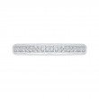 Round Diamond Wedding Band in 14K White Gold