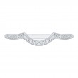 Diamond Wedding Band in 14K White Gold