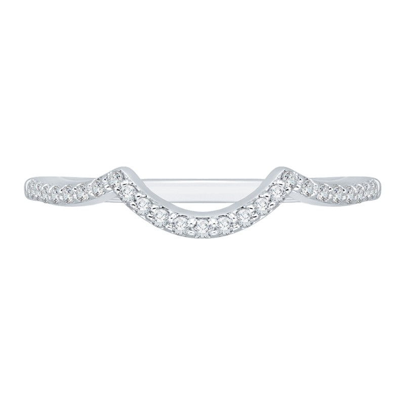 Diamond Wedding Band in 14K White Gold