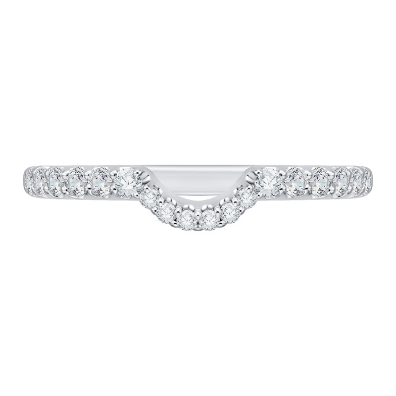 Diamond Wedding Band in 14K White Gold