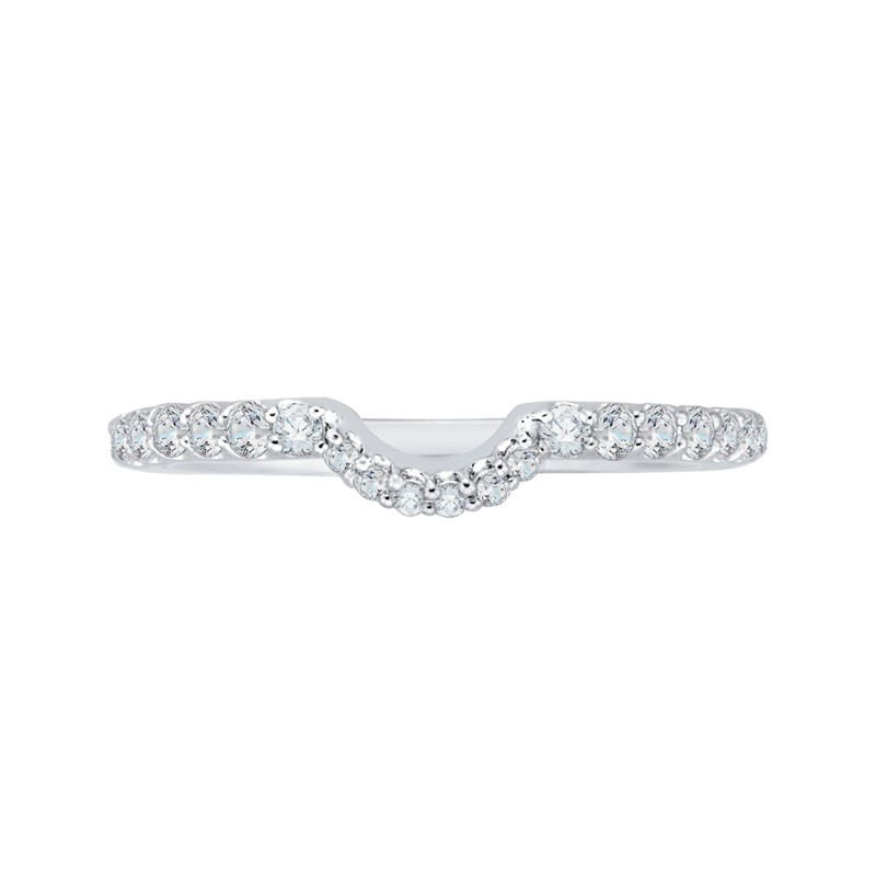 Diamond Wedding Band in 14K White Gold