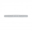 Round Diamond Half-Eternity Wedding Band in 14K White Gold