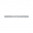 Round Diamond Half-Eternity Wedding Band in 14K White Gold