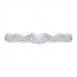 Round Diamond Wedding Band in 14K White Gold