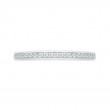 Round Diamond Half-Eternity Wedding Band in 14K White Gold