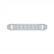 Princess Cut & Round Diamond Wedding Band in 14K White Gold