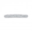 Round Diamond Half-Eternity Wedding Band in 14K White Gold