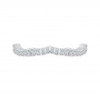 Round Diamond Wedding Band in 14K White Gold