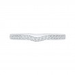 Half-Eternity Round Diamond Wedding Band in 14K White Gold