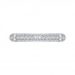 Round Diamond Wedding Band in 14K White Gold