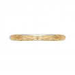 Plain Wedding Band in 14K Two Tone Gold