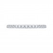 Round Diamond Wedding Band in 14K White Gold