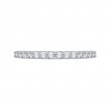Round Diamond Wedding Band in 14K White Gold