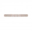 Round Diamond Wedding Band in 14K Rose Gold