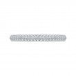 Round Diamond Wedding Band in 14K White Gold