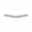 Round Diamond Wedding Band in 14K White Gold