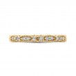 Round Diamond Wedding Band in 14K Yellow Gold