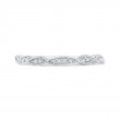 Round Diamond Infinity Wedding Band in 14K White Gold