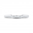 Plain Wedding Band in 14K White Gold
