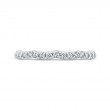 Round Diamond Wedding Band in 14K White Gold