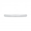 Plain Wedding Band in 14K White Gold
