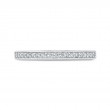 Round Diamond Half-Eternity Wedding Band in 14K Two Tone Gold