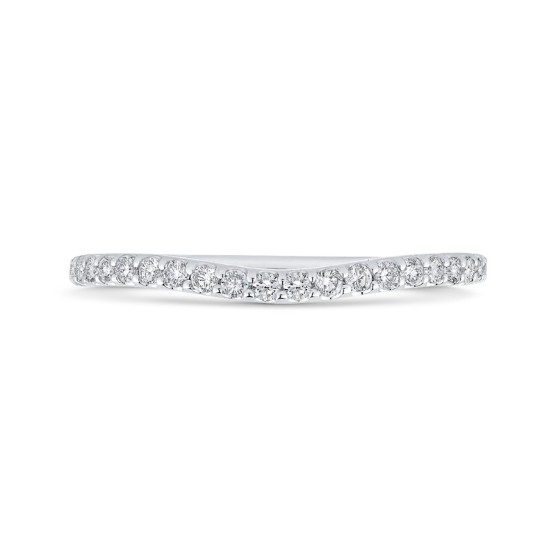 Diamond Wedding Band in 14K White Gold