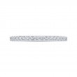 Round Half-Eternity Diamond Wedding Band in 14K White Gold