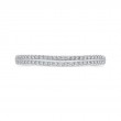 Euro Shank Round Diamond Half-Eternity Wedding Band In in 14K Two Tone Gold