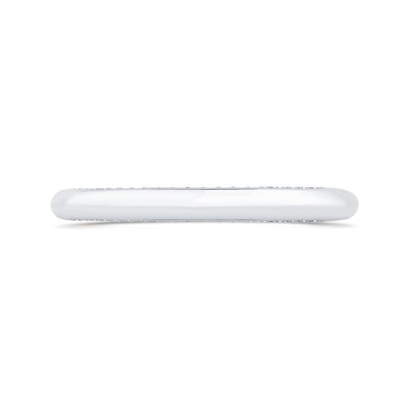 Plain Wedding Band in 14K White Gold