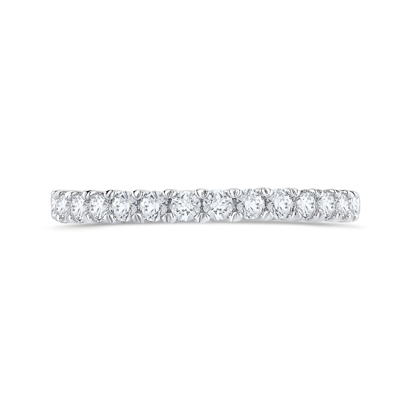 Diamond Half-Eternity Wedding Band in 14K White Gold