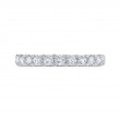 Half-Eternity Round Diamond Wedding Band in 14K White Gold