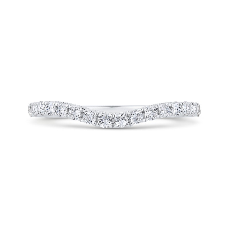 Diamond Wedding Band in 14K White Gold
