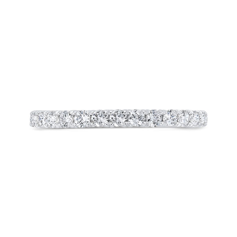 Diamond Wedding Band in 14K White Gold